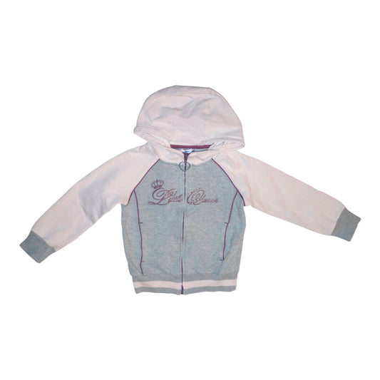 Tröja med Huva från RESERVED - Storlek 128 - Ljusrosa & Grå