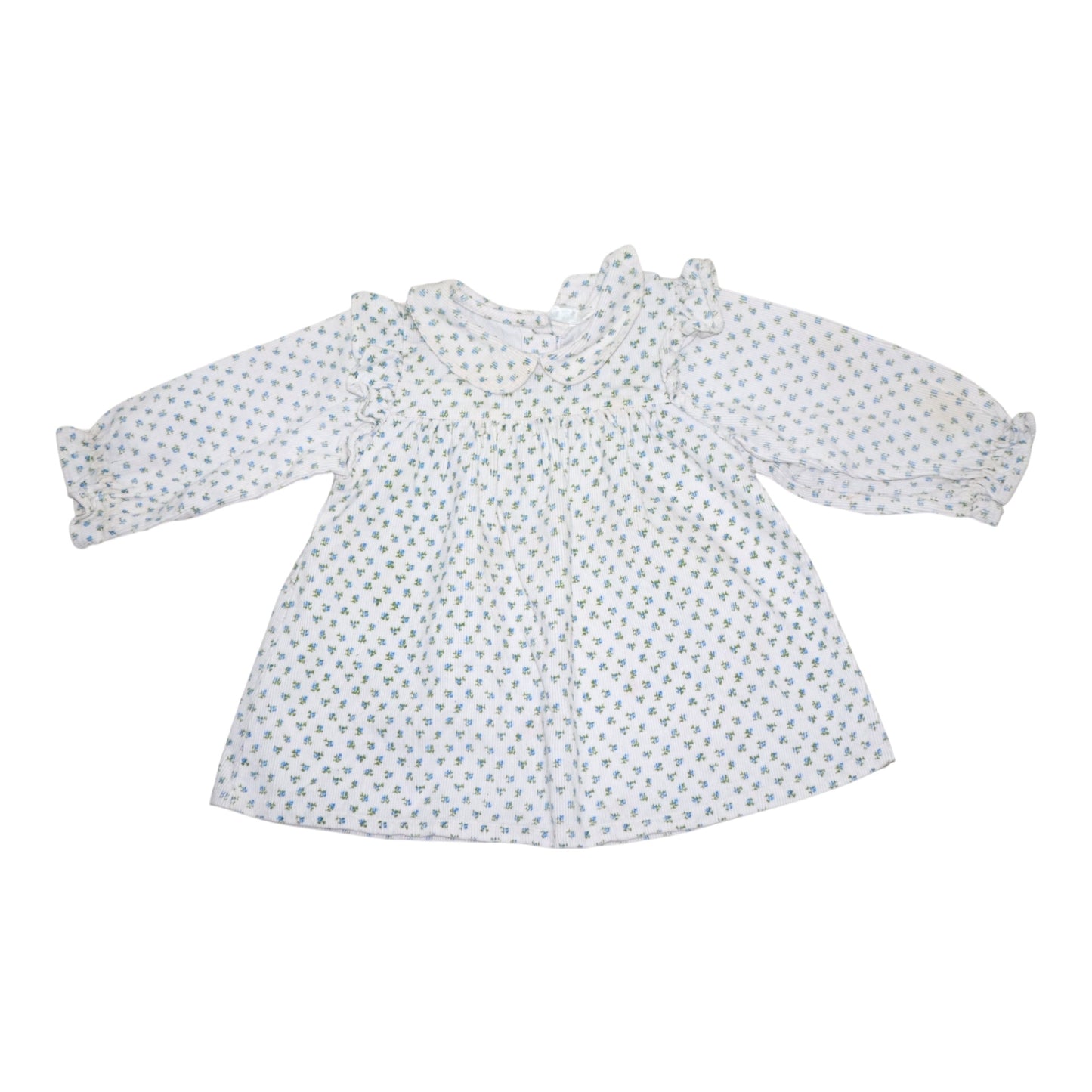 Långärmad Klänning  från H&M - Storlek 80 - Vit