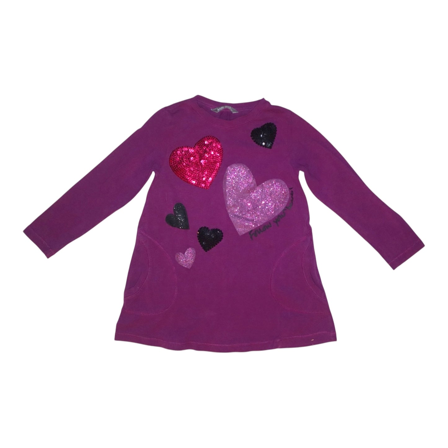 Långärmad Klänning från LINDEX - Storlek 116 - Lila