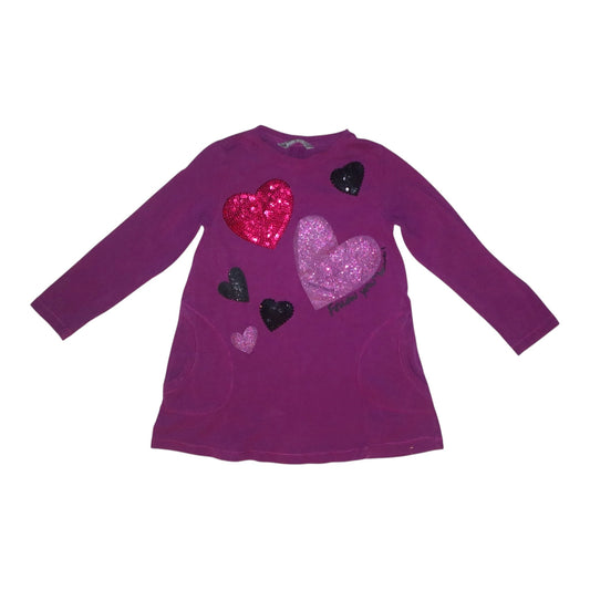 Långärmad Klänning från LINDEX - Storlek 116 - Lila