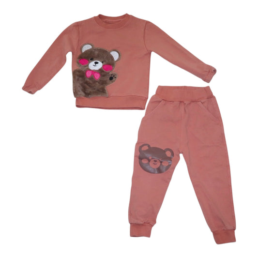Tröja & Byxor Matchande Set - Storlek 80 - Rosa