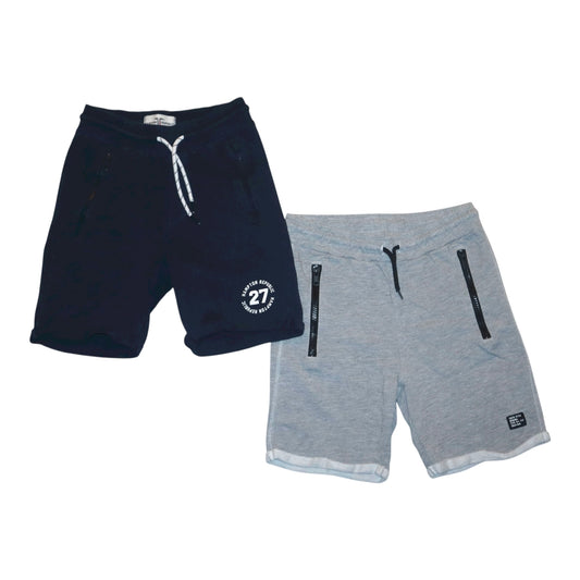 Shorts (2 Pack) från HAMPTON REPUBLIC & KappAhI - Storlek 134/140 - Mörkblå & Ljusgrå