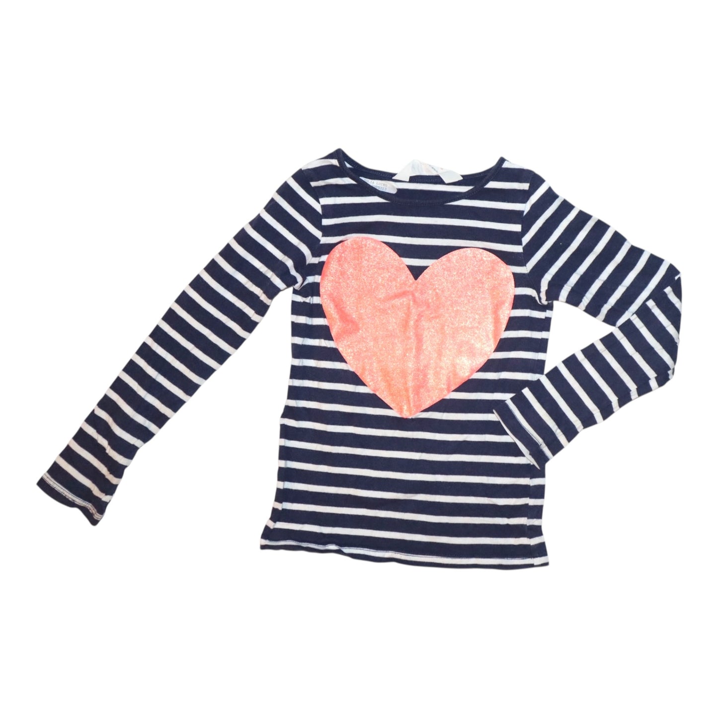 Långärmad T-shirt (3 Pack) från H&M - Storlek 110/116 - Svart & Ljusgrön (Multi)