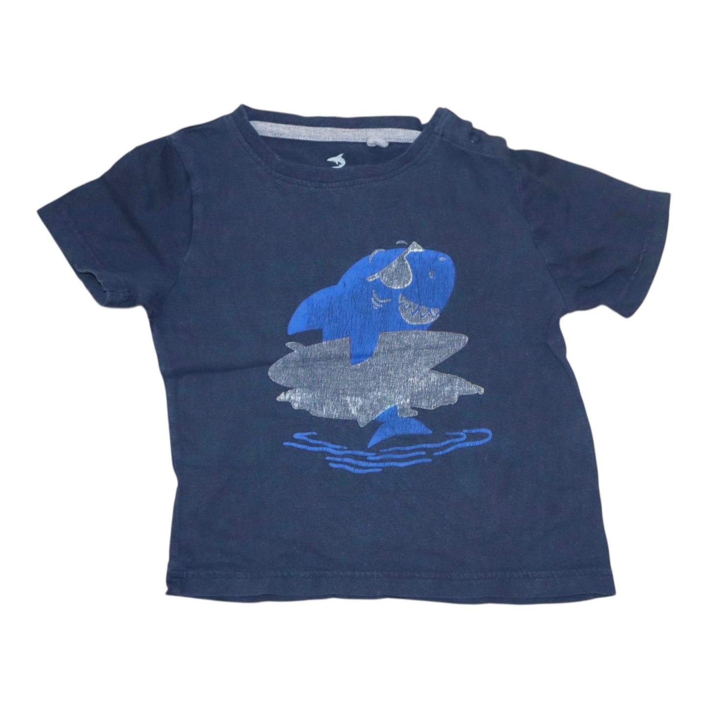 Kortärmad T-shirt (2 Pack) från lupilu - Storlek 86/92 - Blå