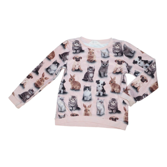 Tröja från H&M - Storlek 110/116 - Ljusrosa & Svart (Multi)