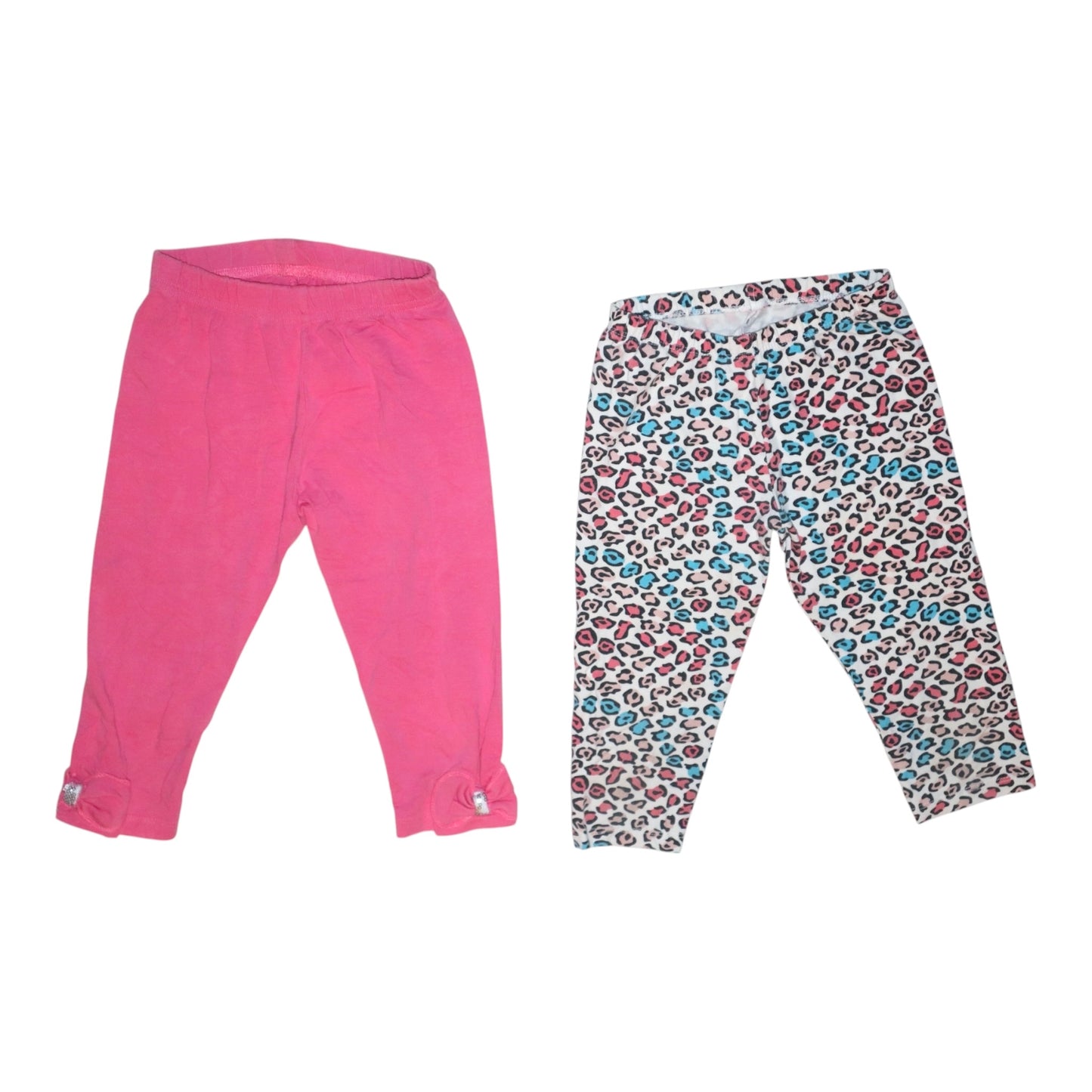 Byxor (2 Pack) från REF & DMB - Storlek 116 - Rosa & Grön (Multi)