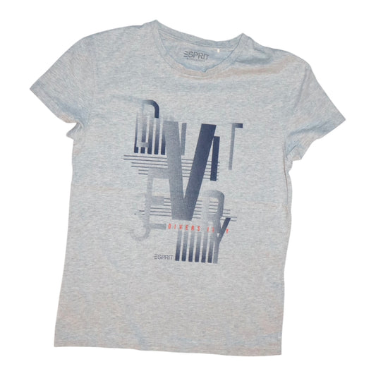 Kortärmad T-shirt från ESPRIT - Storlek 140 - Grå