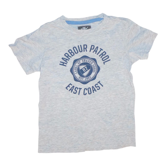 Kortärmad T-shirt från H&M - Storlek 122/128 - Ljusgrå