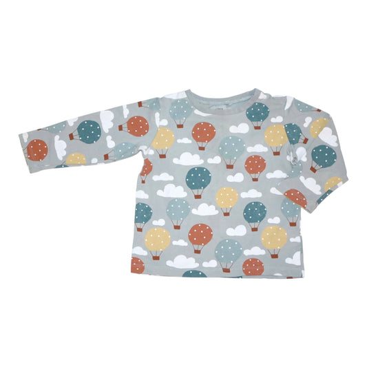 Långärmad T-shirt från LINDEX - Storlek 92 - Ljusgrön