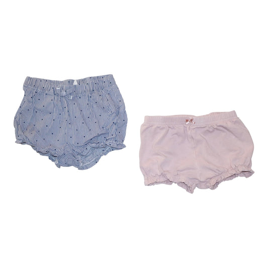 Shorts (2 Pack) från H&M - Storlek 74 - Blå & Ljusrosa