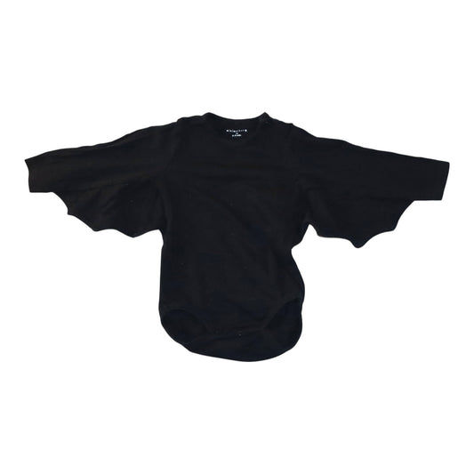 Långärmad Body från minimarket - Storlek 74 - Svart