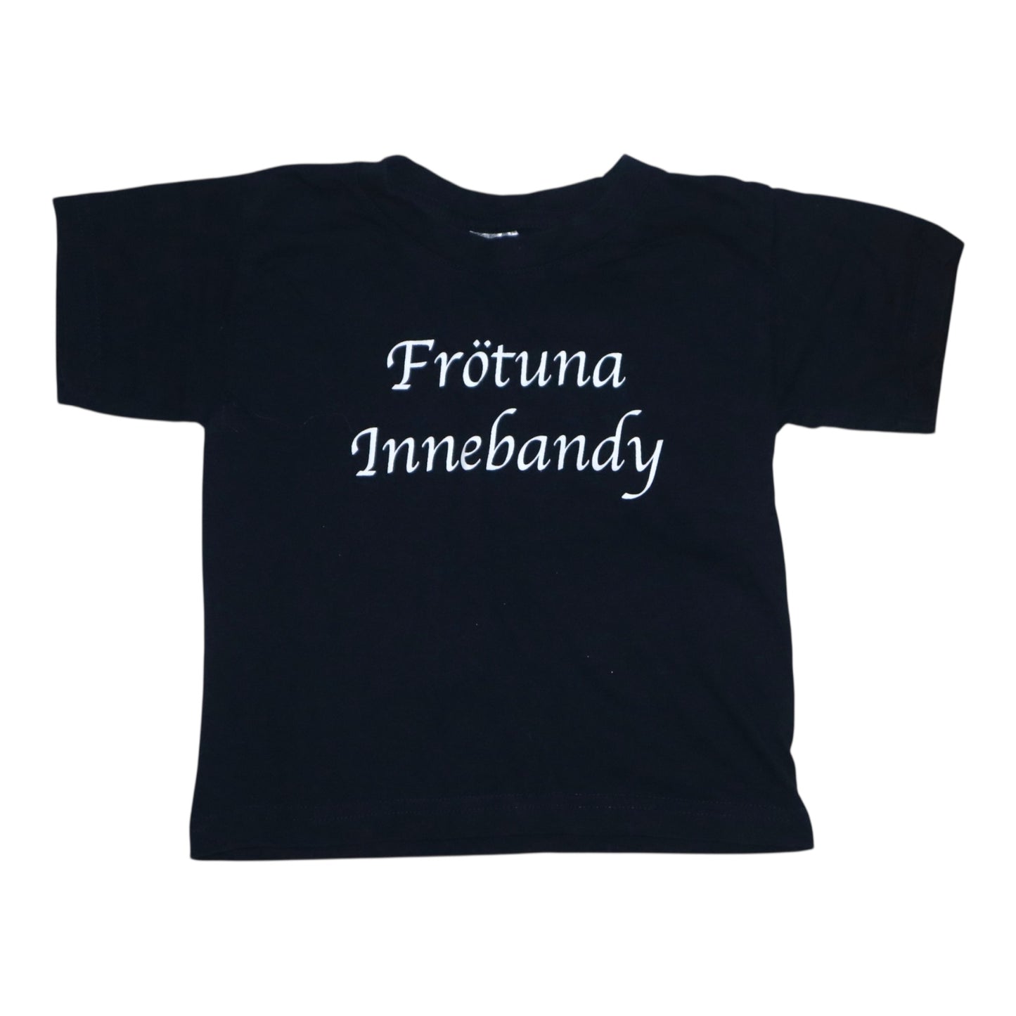 Kortärmad T-shirt - Storlek 98/104 - Svart