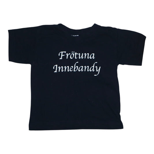 Kortärmad T-shirt - Storlek 98/104 - Svart