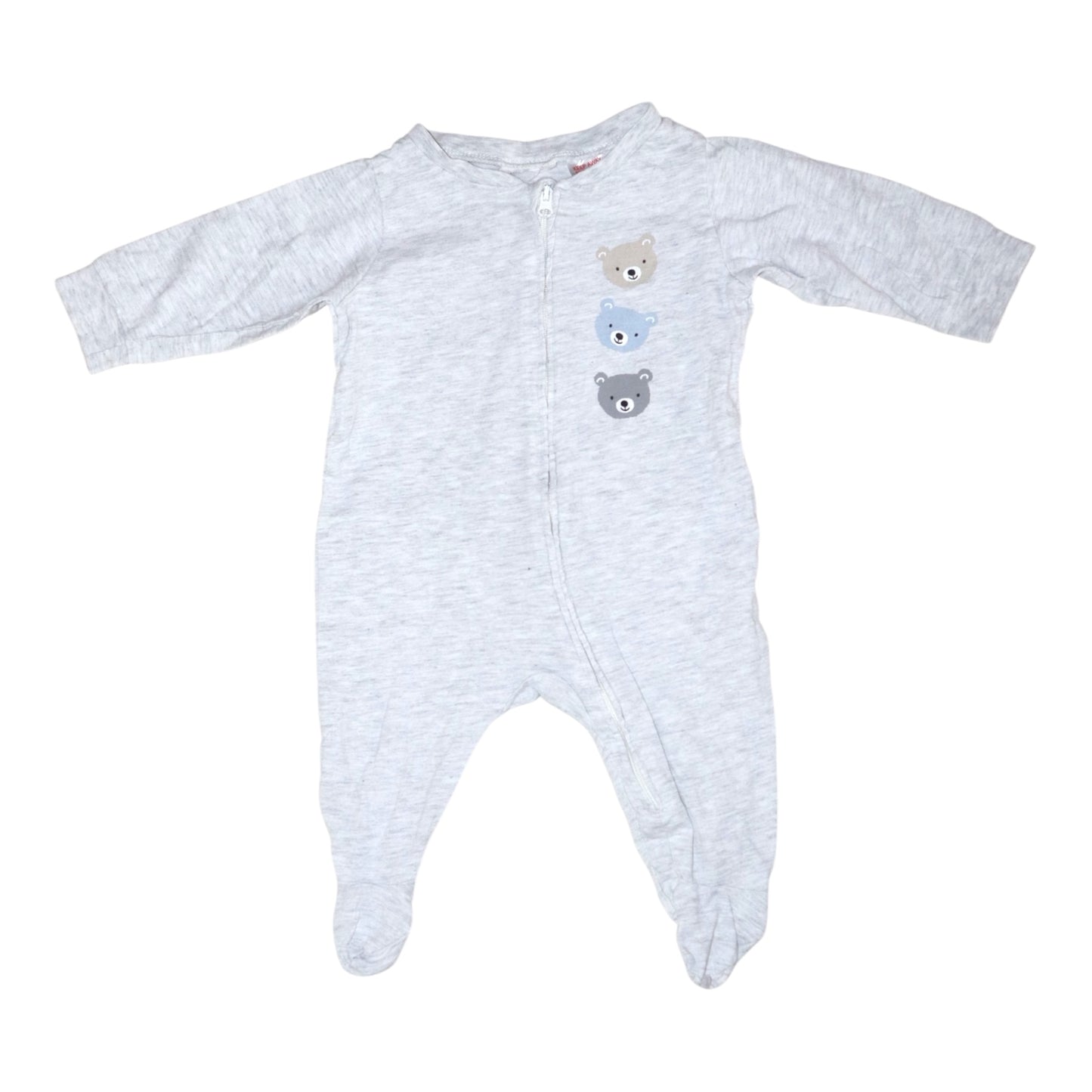 Pyjamas (3 Pack) från H&M - Storlek 62 - Ljusgrå & Vit & Ljusblå