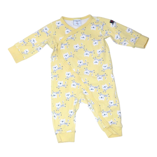 Byxdress/ Jumpsuit från POLARN O. PYRET - Storlek 62 - Gul