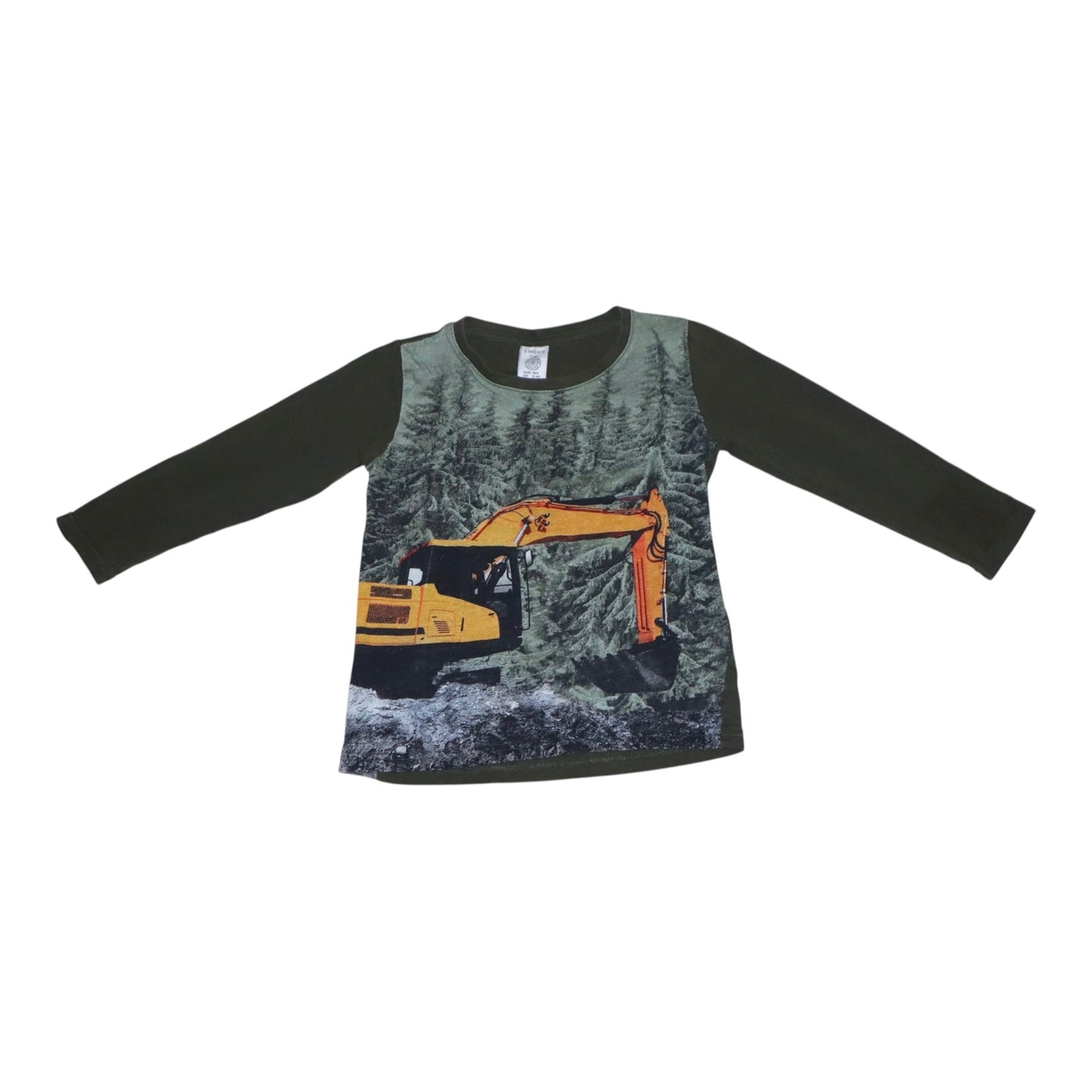 Långärmad T-shirt från LINDEX - Storlek 104 - Mörkgrön