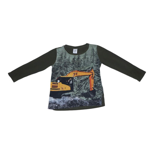 Långärmad T-shirt från LINDEX - Storlek 104 - Mörkgrön