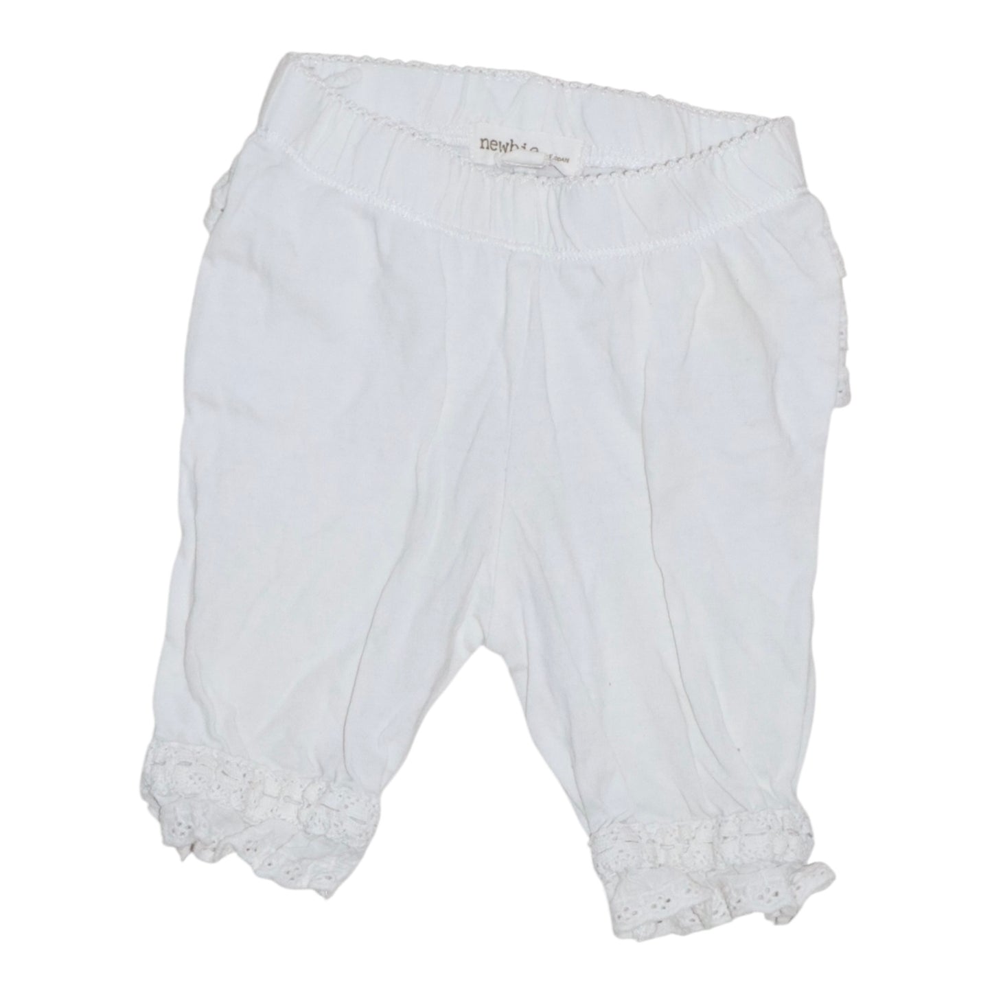 3/4 Byxor från newbie - Storlek 62 - Vit