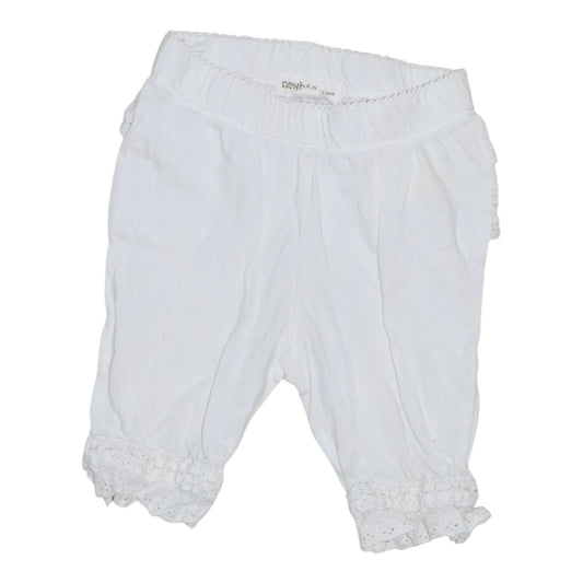 3/4 Byxor från newbie - Storlek 62 - Vit