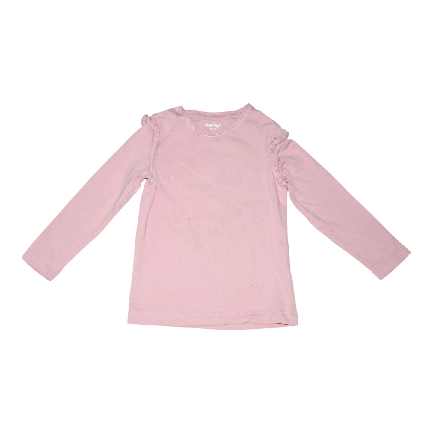 Långärmad T-shirt från lupilu - Storlek 98/104 - Ljusrosa