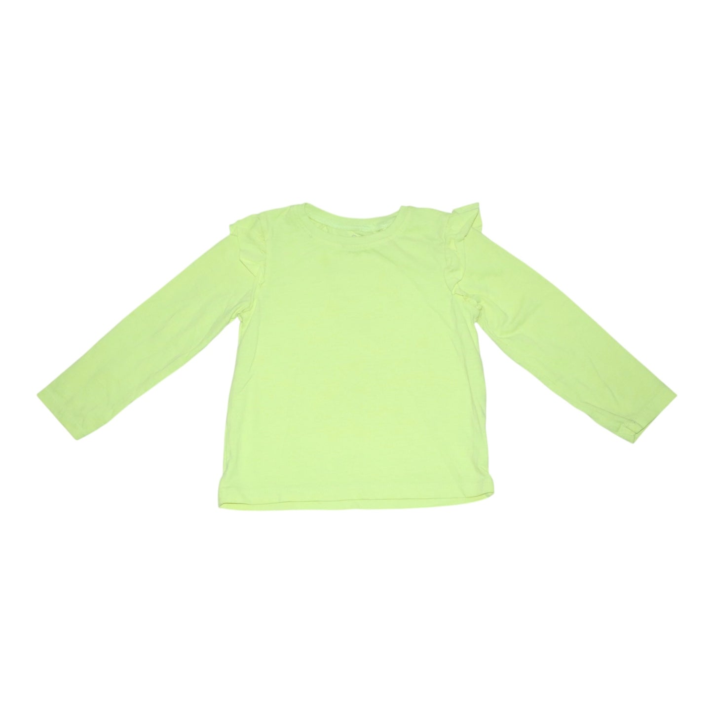 Långärmad T-shirt (2 Pack) från next - Storlek 98 - Grå & Gul