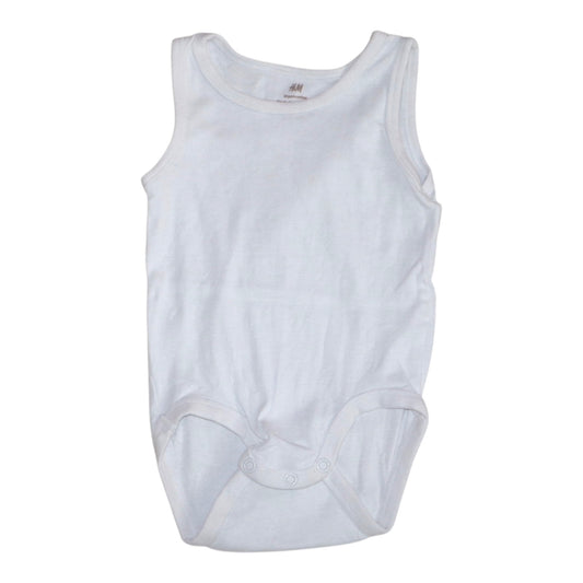 Linne Body från H&M - Storlek 74 - Vit