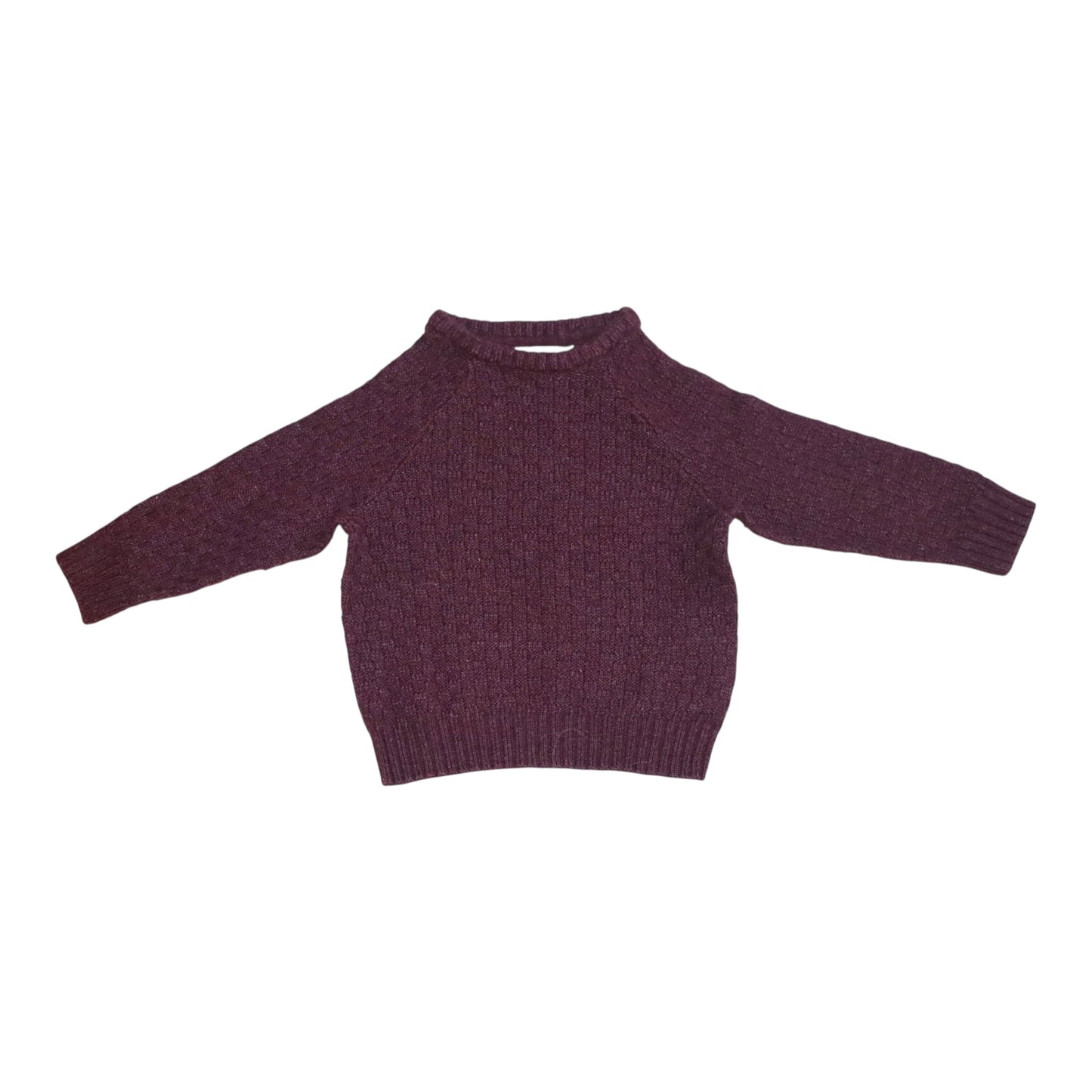 Stickad Tröja från H&M - Storlek 92 - Rödbrun