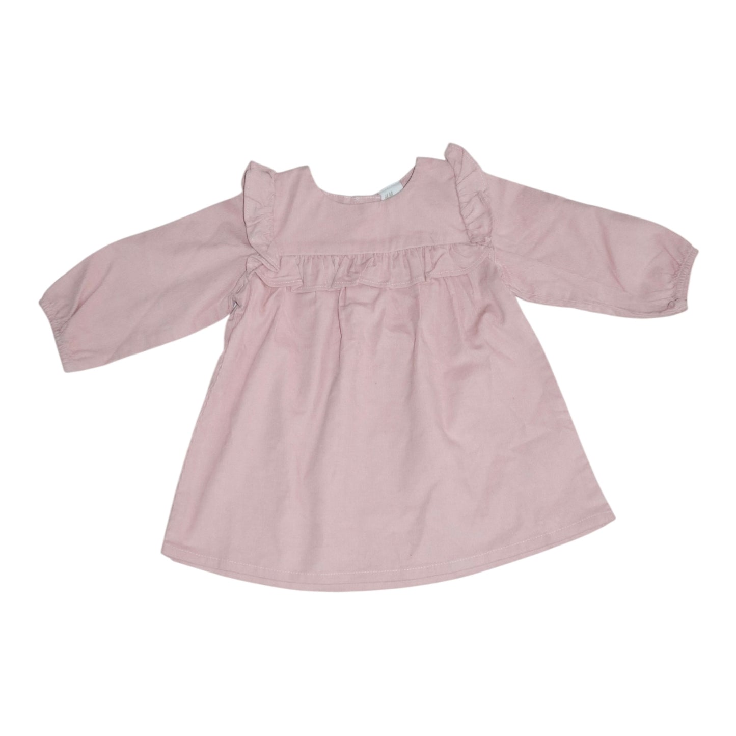 Långärmad Klänning från H&M - Storlek 68 - Ljusrosa