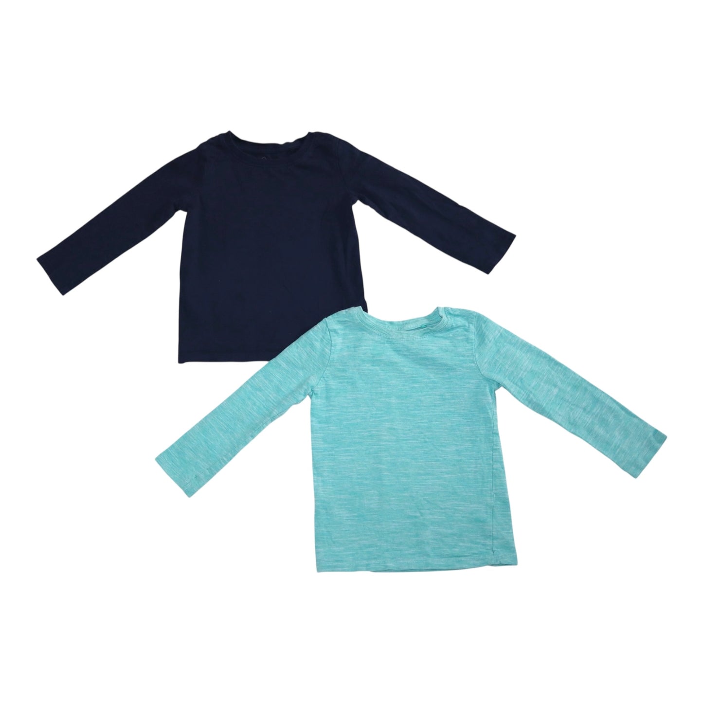 Långärmad T-shirt (2 Pack) från next - Storlek 92 - Mörkblå & Grön