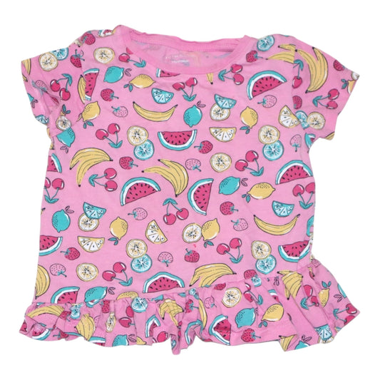 Kortärmad Blus från PRIMARK - Storlek 104 - Rosa (Multi)