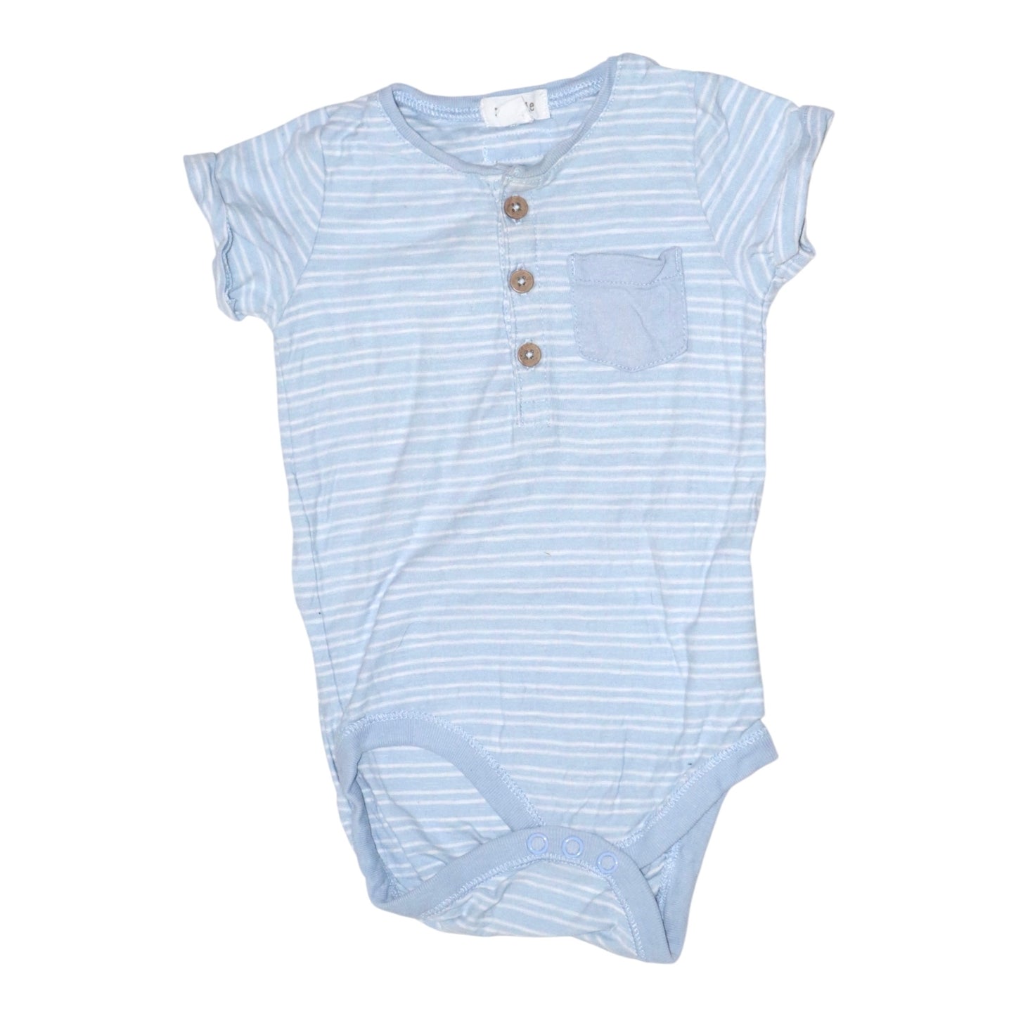 Kortärmad Body från newbie - Storlek 68 - Ljusblå
