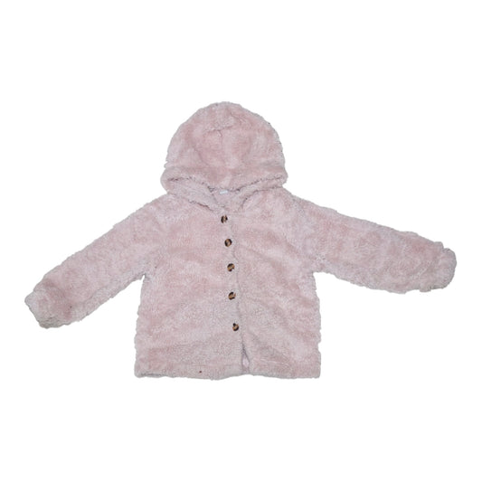 Jacka i fleece - Storlek 100 - Ljusrosa