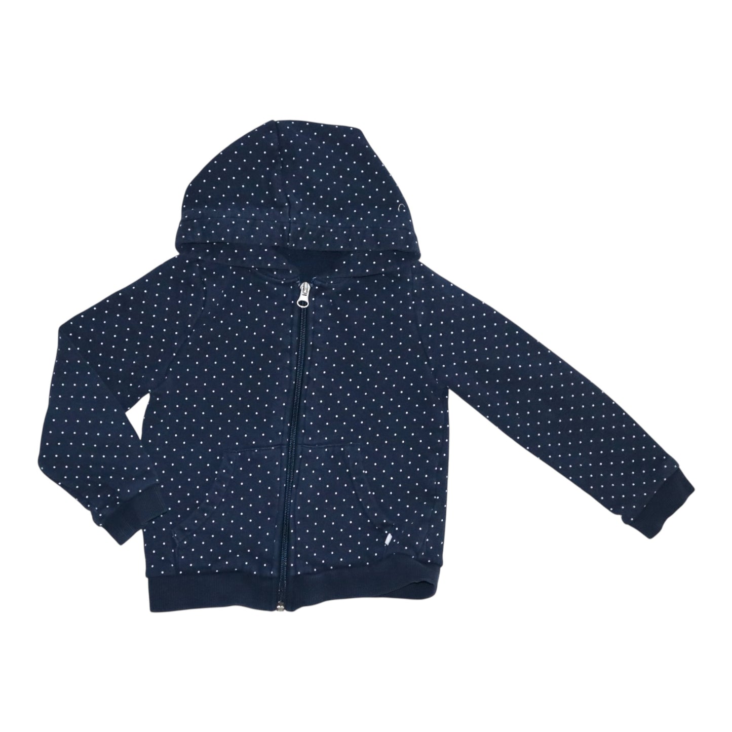 Tröja med huva från H&M - Storlek 98 - Mörkblå