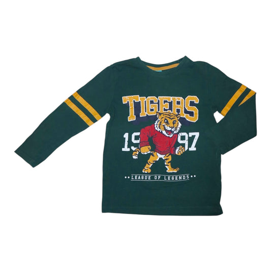 Långärmad T-shirt från Little Kids - Storlek 116 - Grön