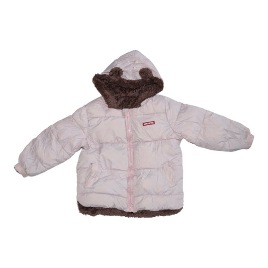 Fodrad Pufferjacka - Storlek 100 - Ljusrosa