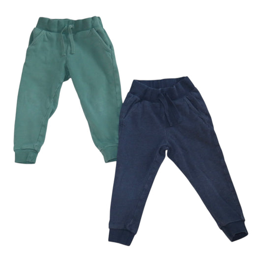 Byxor (2 Pack) från LINDEX - Storlek 92 - Grön & Blå