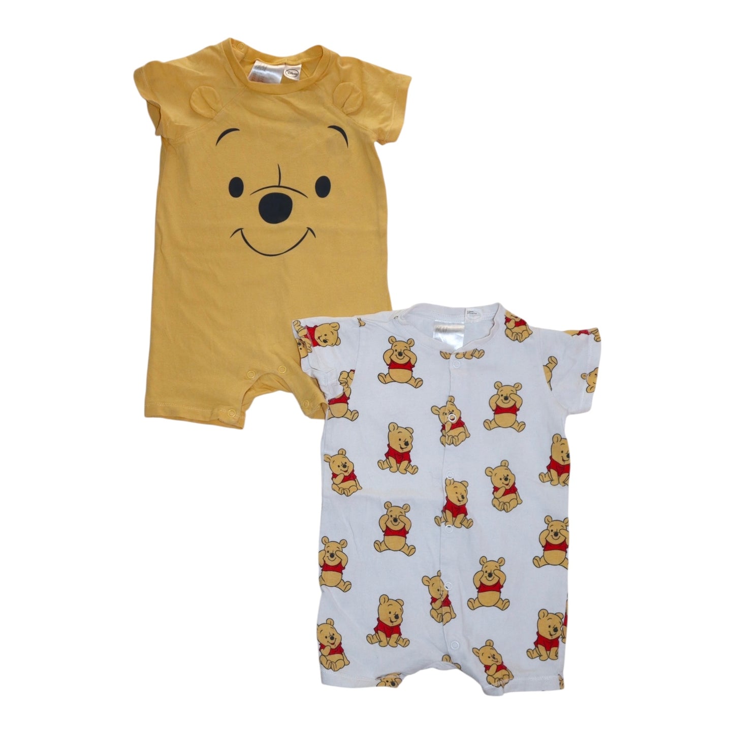 Pyjamas (2 Pack) från H&M - Storlek 74 - Vit & Gul