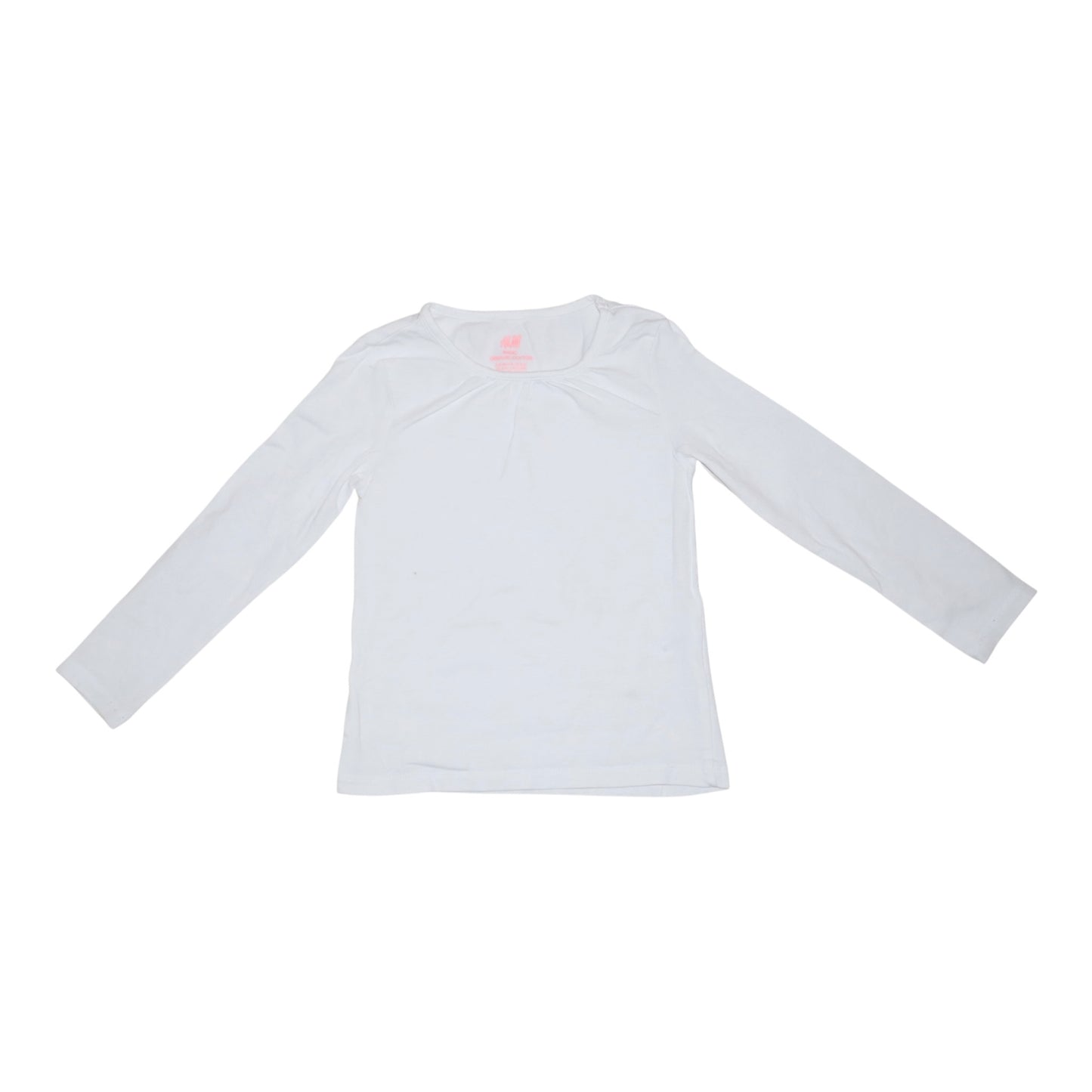 Långärmad T-shirt (2 Pack) från H&M - Storlek 98/104 - Svart & Vit