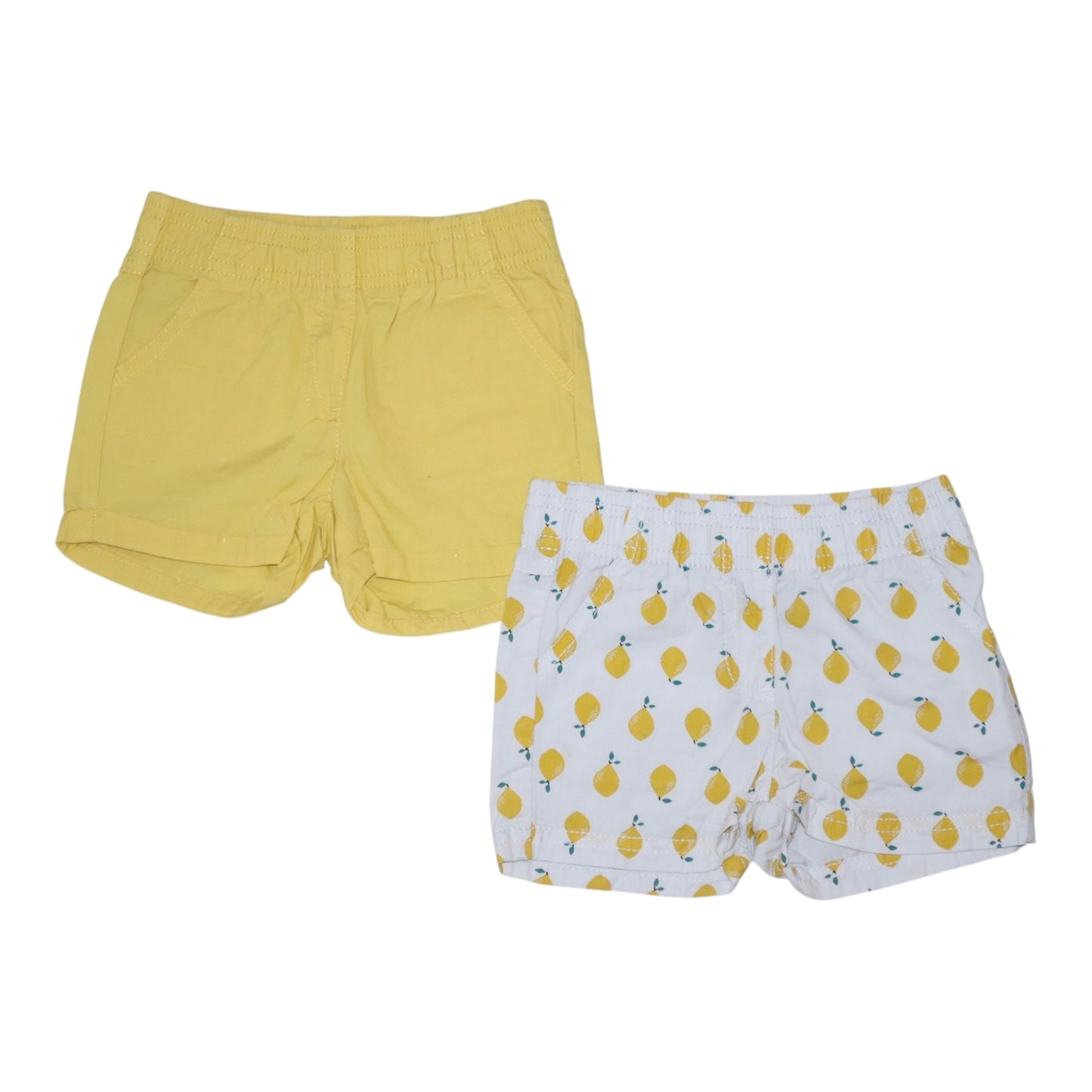 Shorts (2 Pack) från lupilu - Storlek 86/92 - Gul & Vit