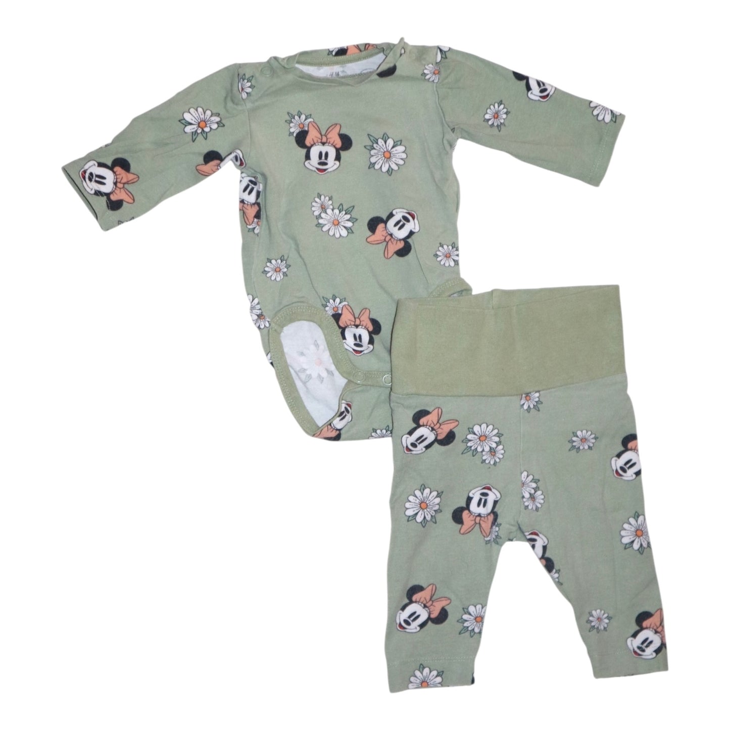 Body & Byxor Matchande Set från H&M - Storlek 62 - Grön