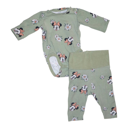 Body & Byxor Matchande Set från H&M - Storlek 62 - Grön