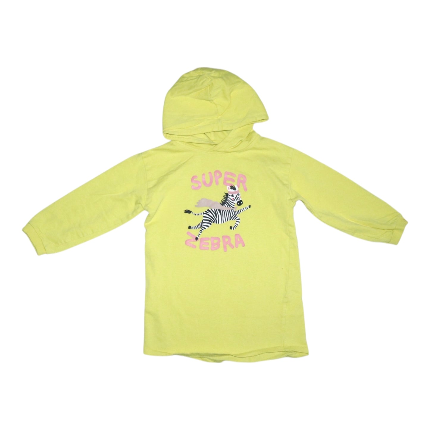 Tröja med huva från minimarket - Storlek 110/116 - Gul