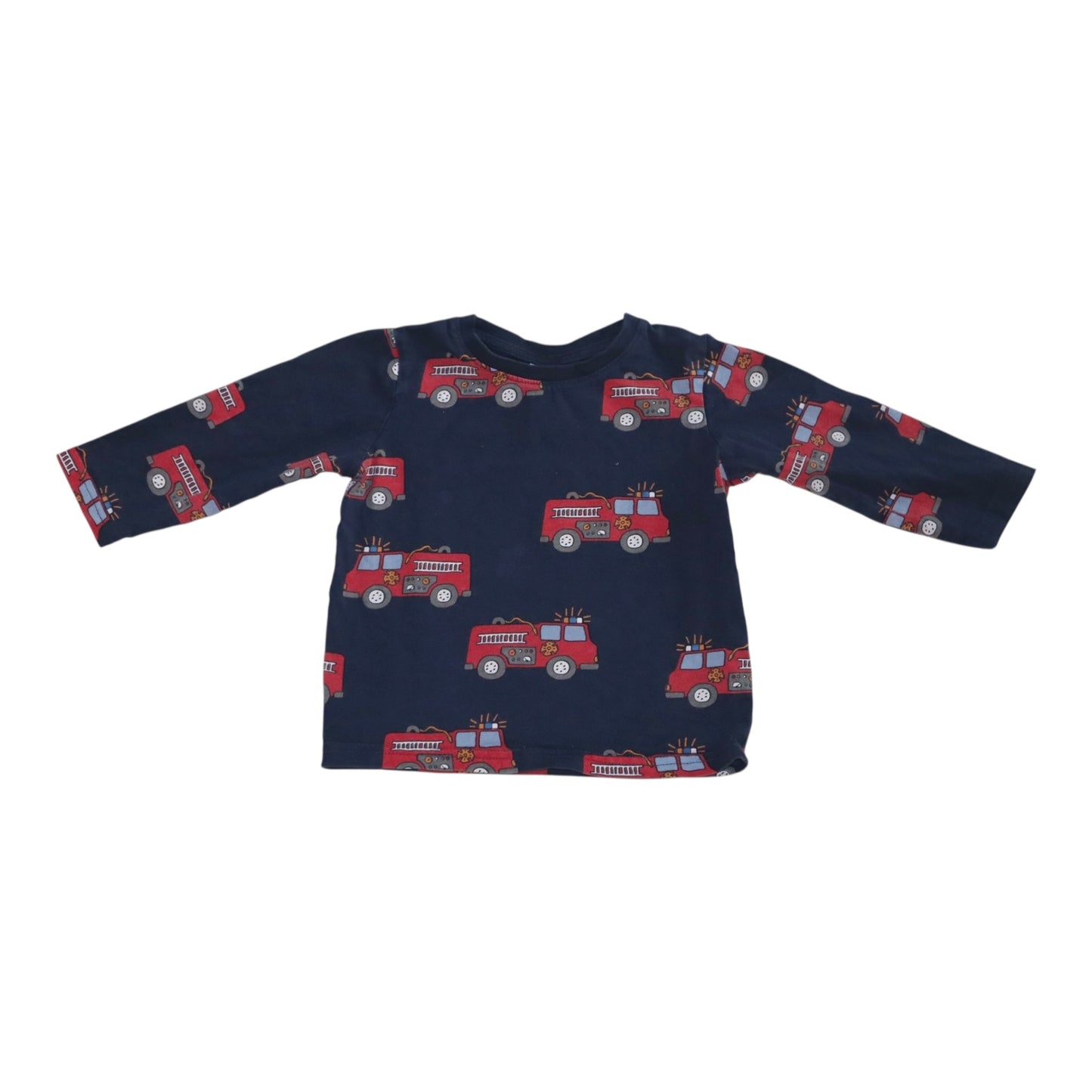 Långärmad T-shirt & Shorts Matchande Set  från LINDEX - Storlek 92 - Mörkblå