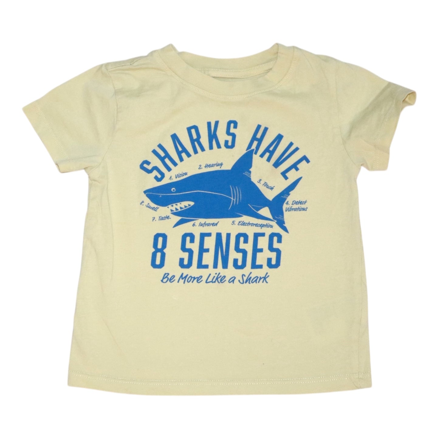 Kortärmad T-shirt från H&M - Storlek 92 - Ljusgul