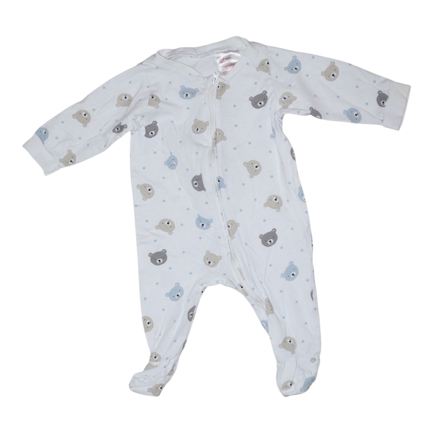 Pyjamas (3 Pack) från H&M - Storlek 62 - Ljusgrå & Vit & Ljusblå