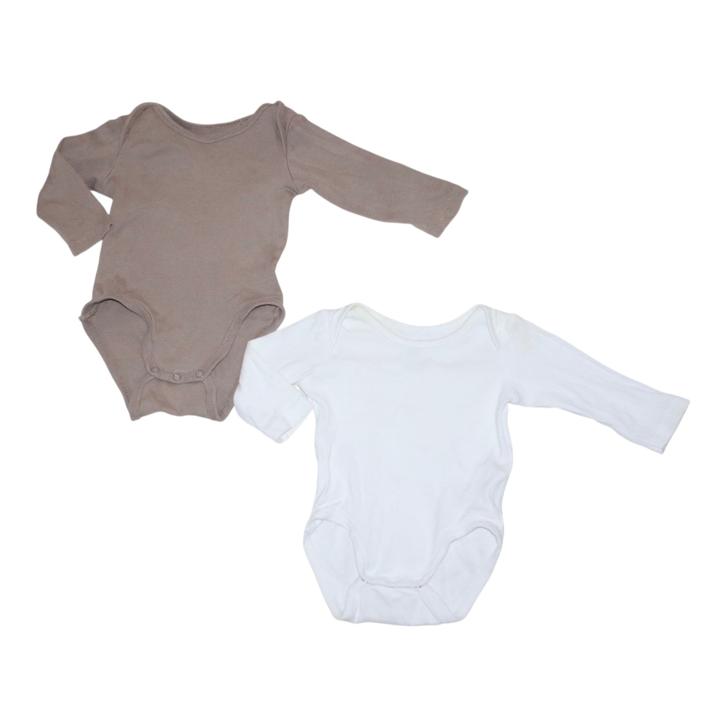 Klädpaket (4 Plagg) från H&M - Storlek 56 - Vit & Grön & Brun