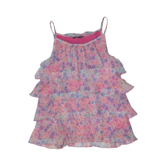 Linne Klänning från LINDEX - Storlek 128 - Rosa (Multi)