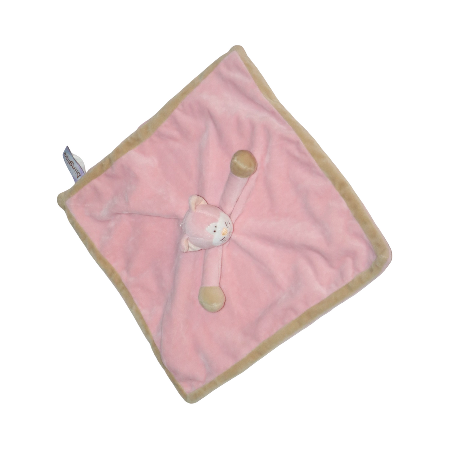 Diinglisar Snuttefilt från Teddykompaniet - Storlek One Size - Rosa