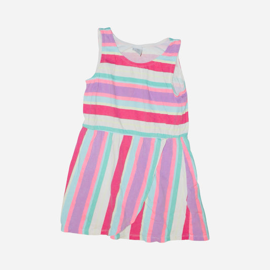 Linne Klänning Från LINDEX - Storlek 110/116 - Rosa (Multi)