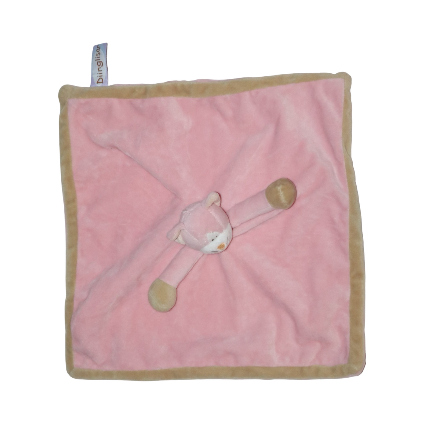 Diinglisar Snuttefilt från Teddykompaniet - Storlek One Size - Rosa